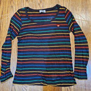 Sonia Rykiel black striped tshirt size small
